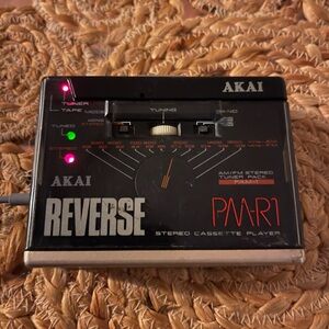 VINTAGE  AKAI PM-R1 Personal Cassette Player w/ Tuner Module
